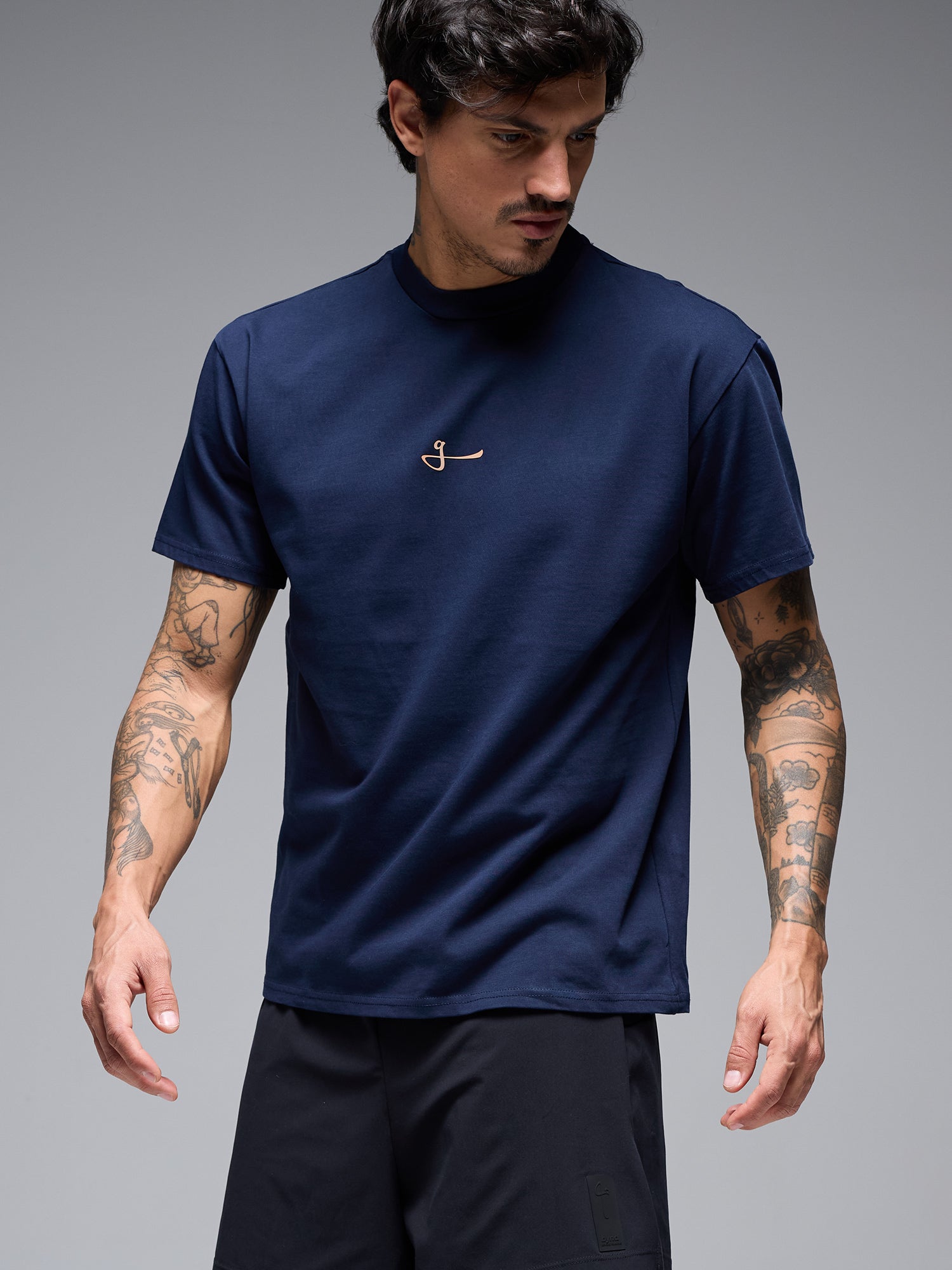 CAMISETA CORE OVERSIZED 100% ALGODÓN - NAVY