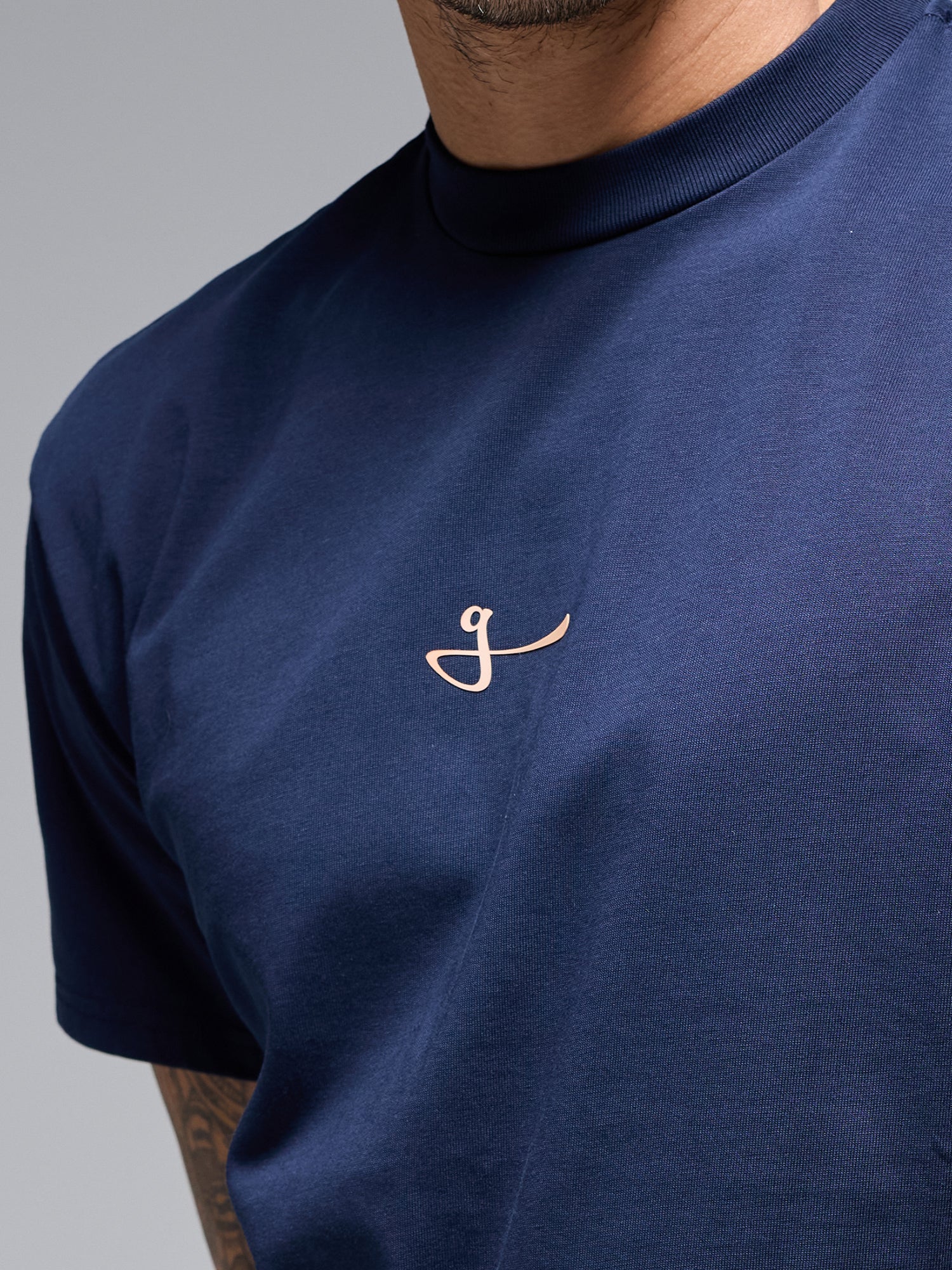 CAMISETA CORE OVERSIZED 100% ALGODÓN - NAVY