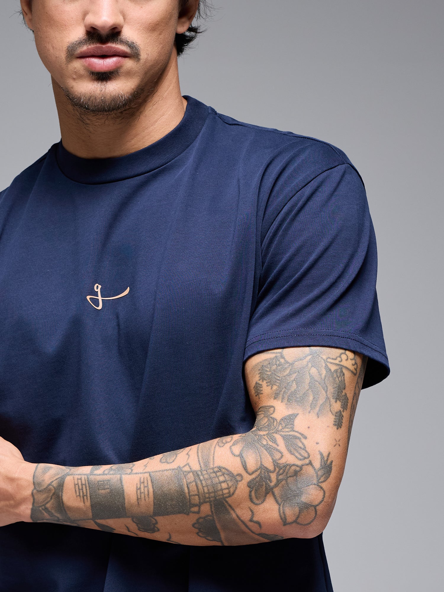 CAMISETA CORE OVERSIZED 100% ALGODÓN - NAVY