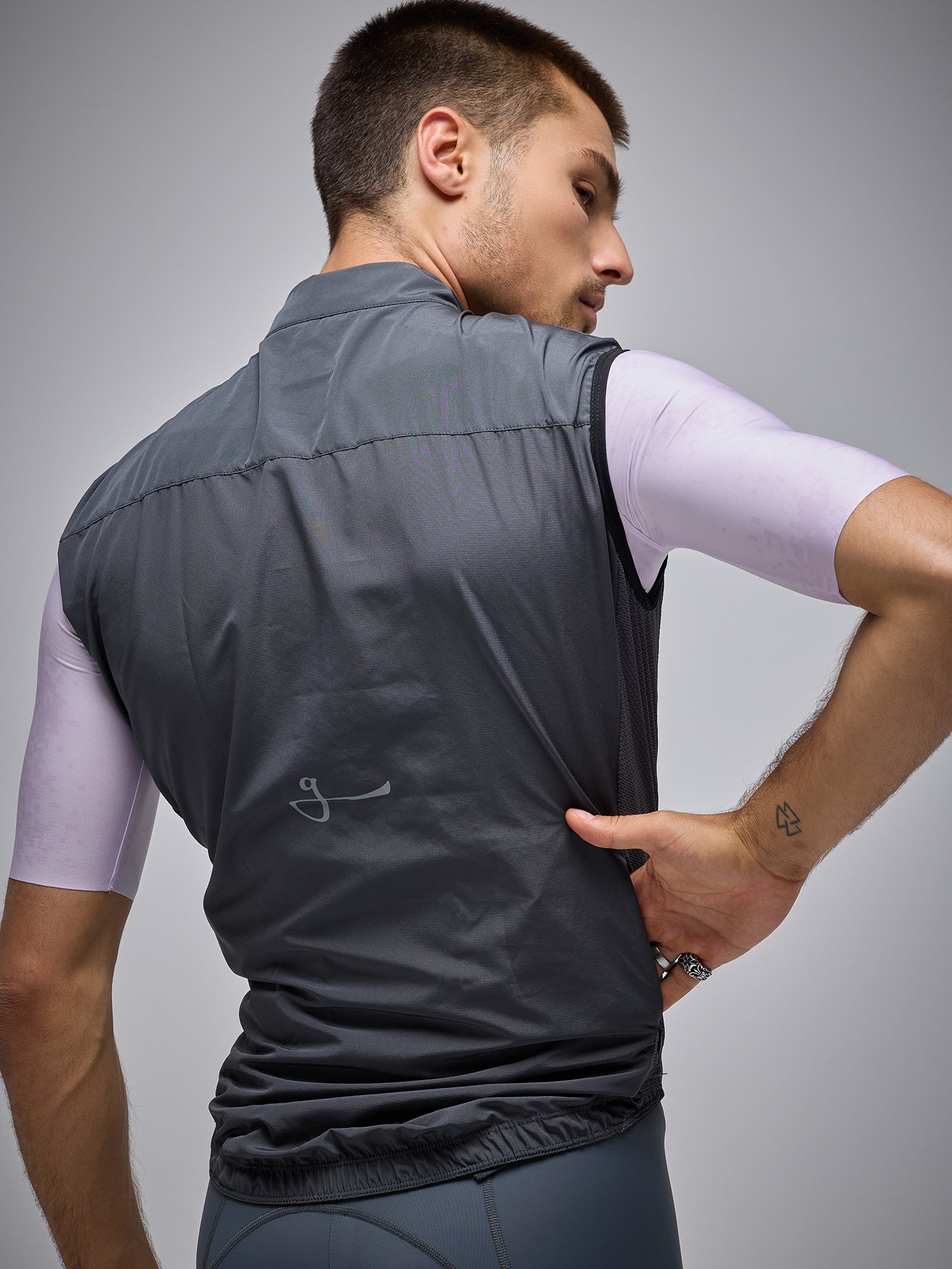 ESSNTL UNISEX QUICK-FREE GILET - GREY