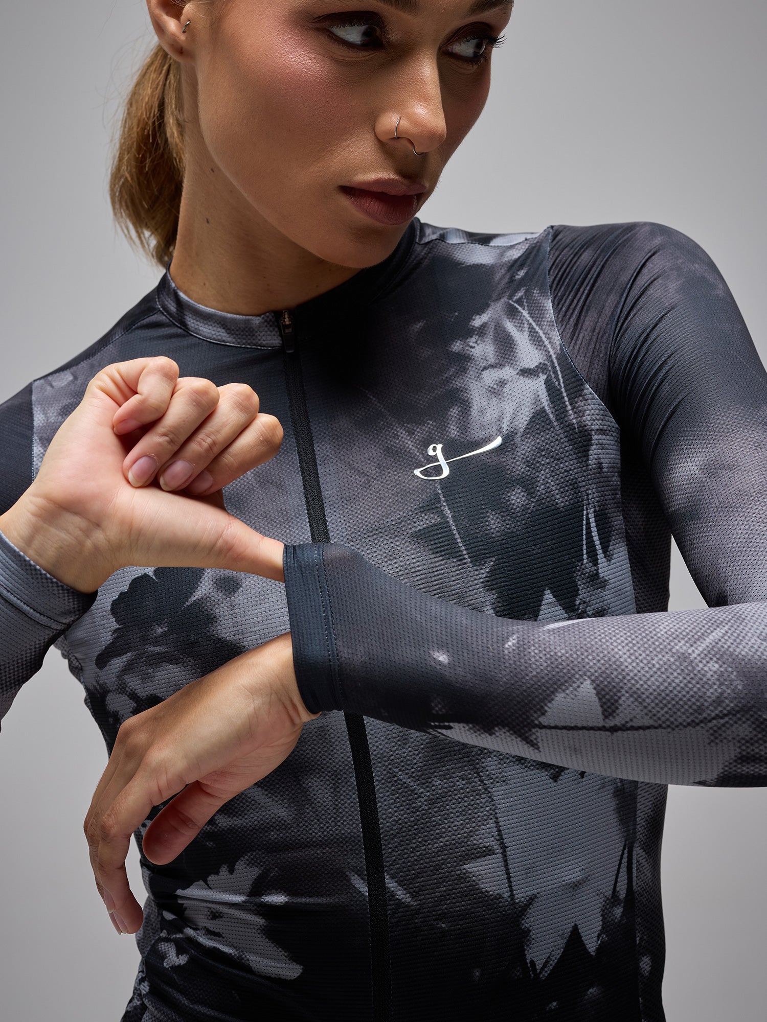CAMISETA ML G90 LIGHT - BLOOM NEGRO