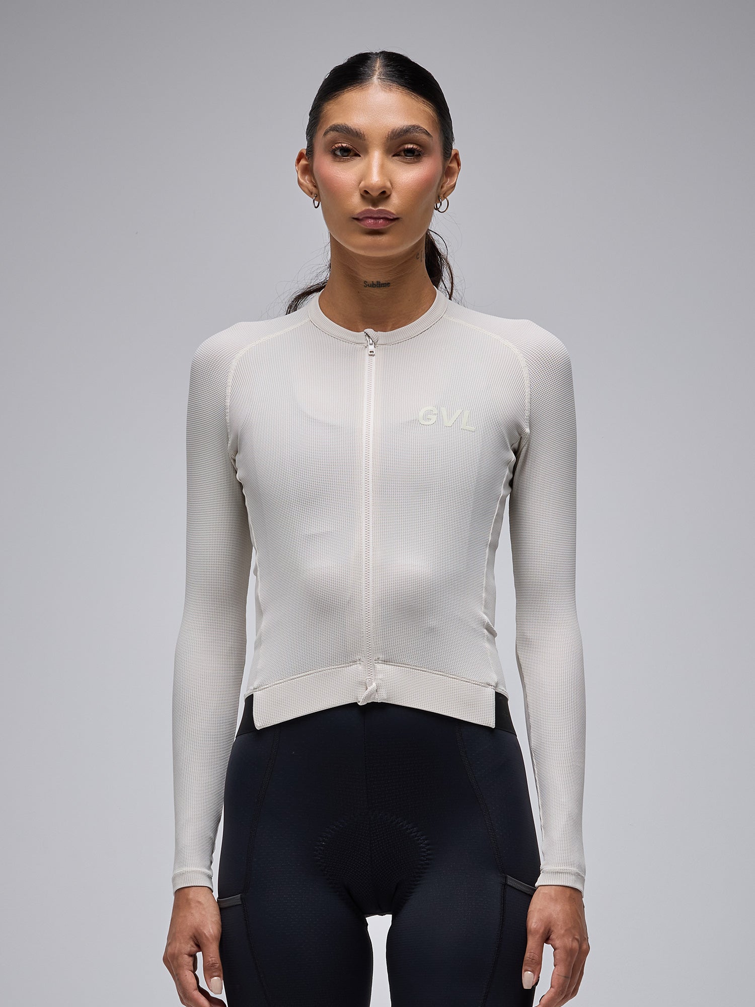 MODERN CLASSIC WAFFLE LS JERSEY - MOON