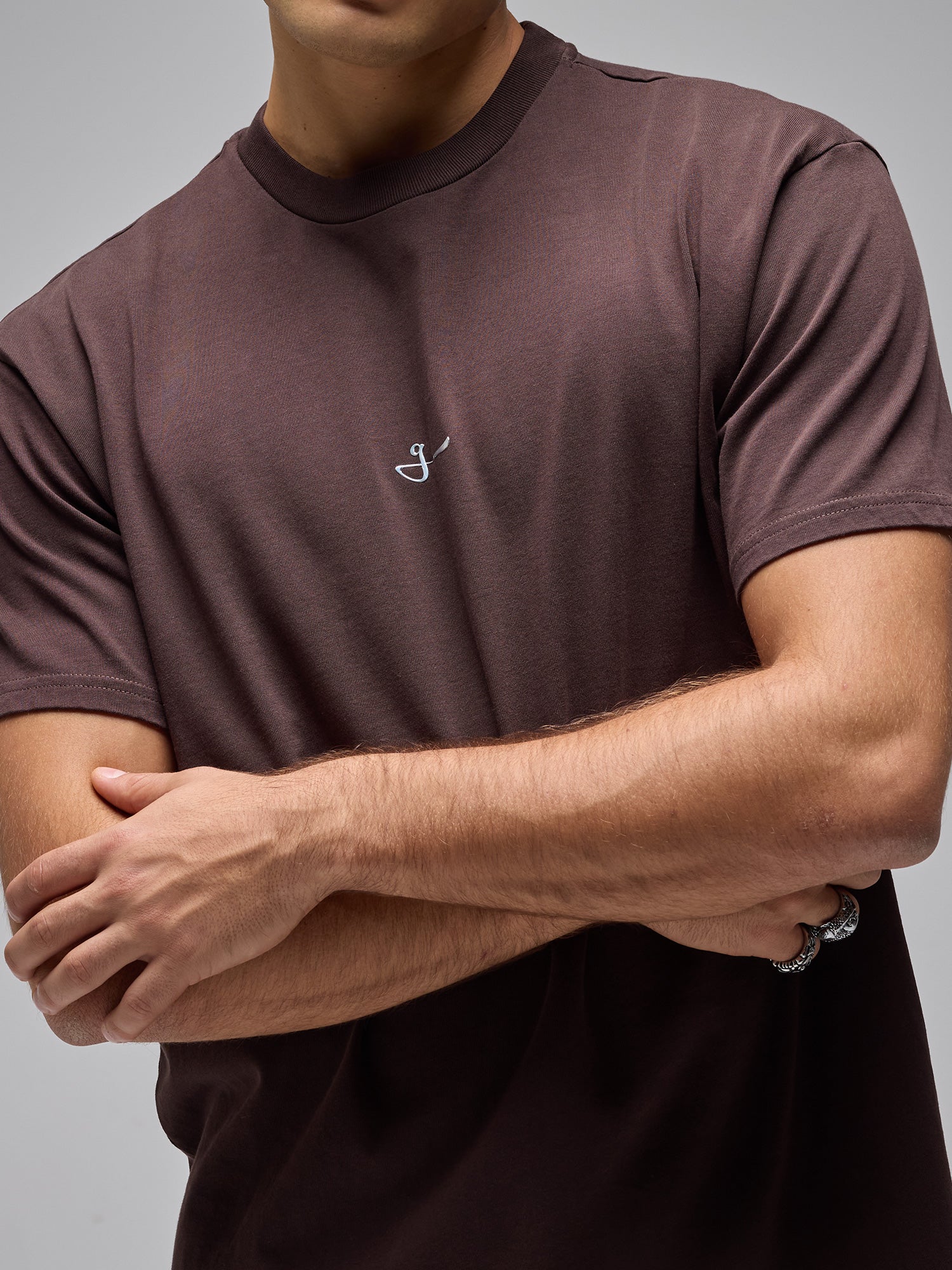 CAMISETA OVERSIZED 100% ALGODÓN G90 - CAFÉ