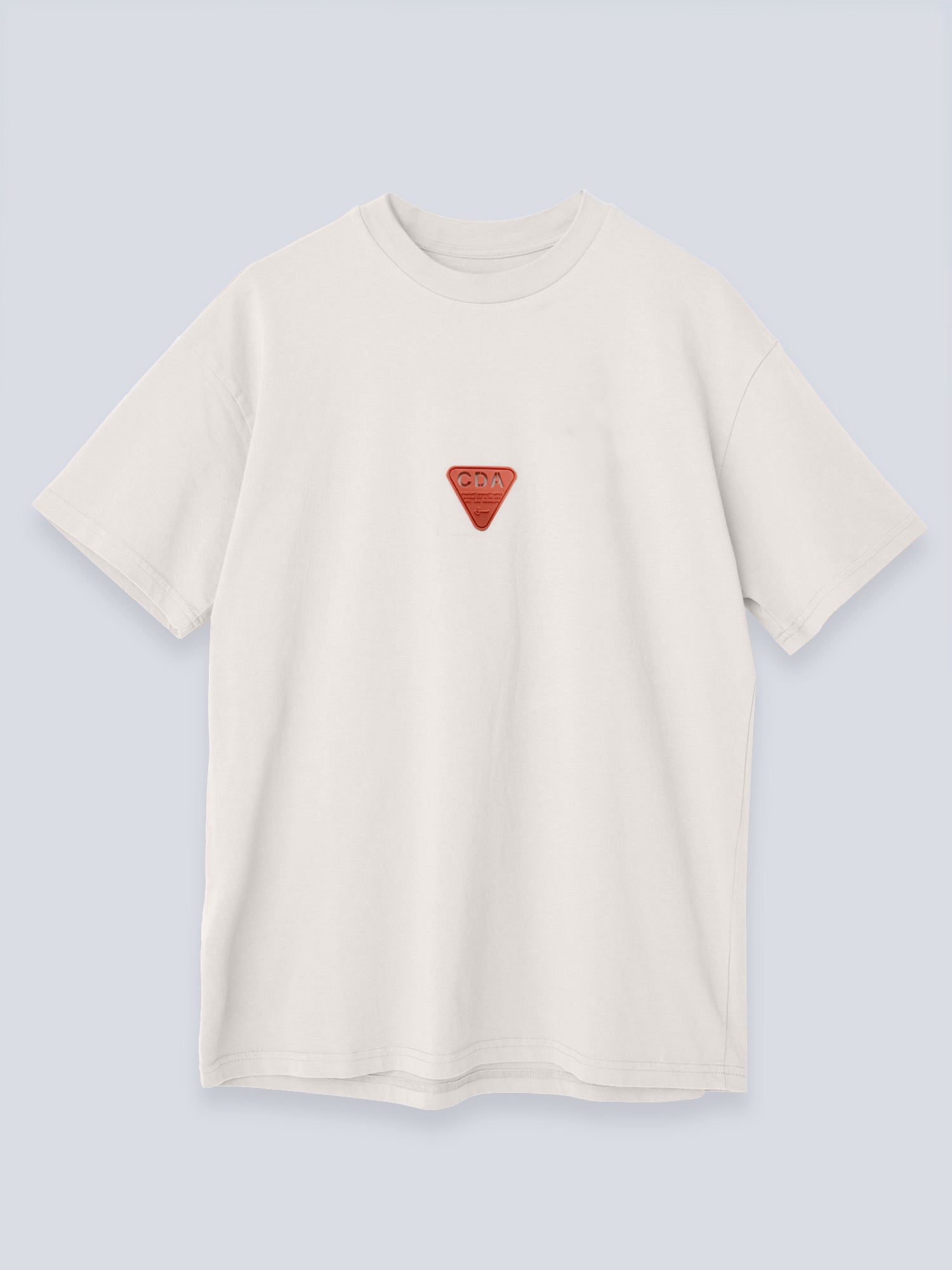 CAMISETA OVERSIZED CDA 100% ALGODÓN - CREAM