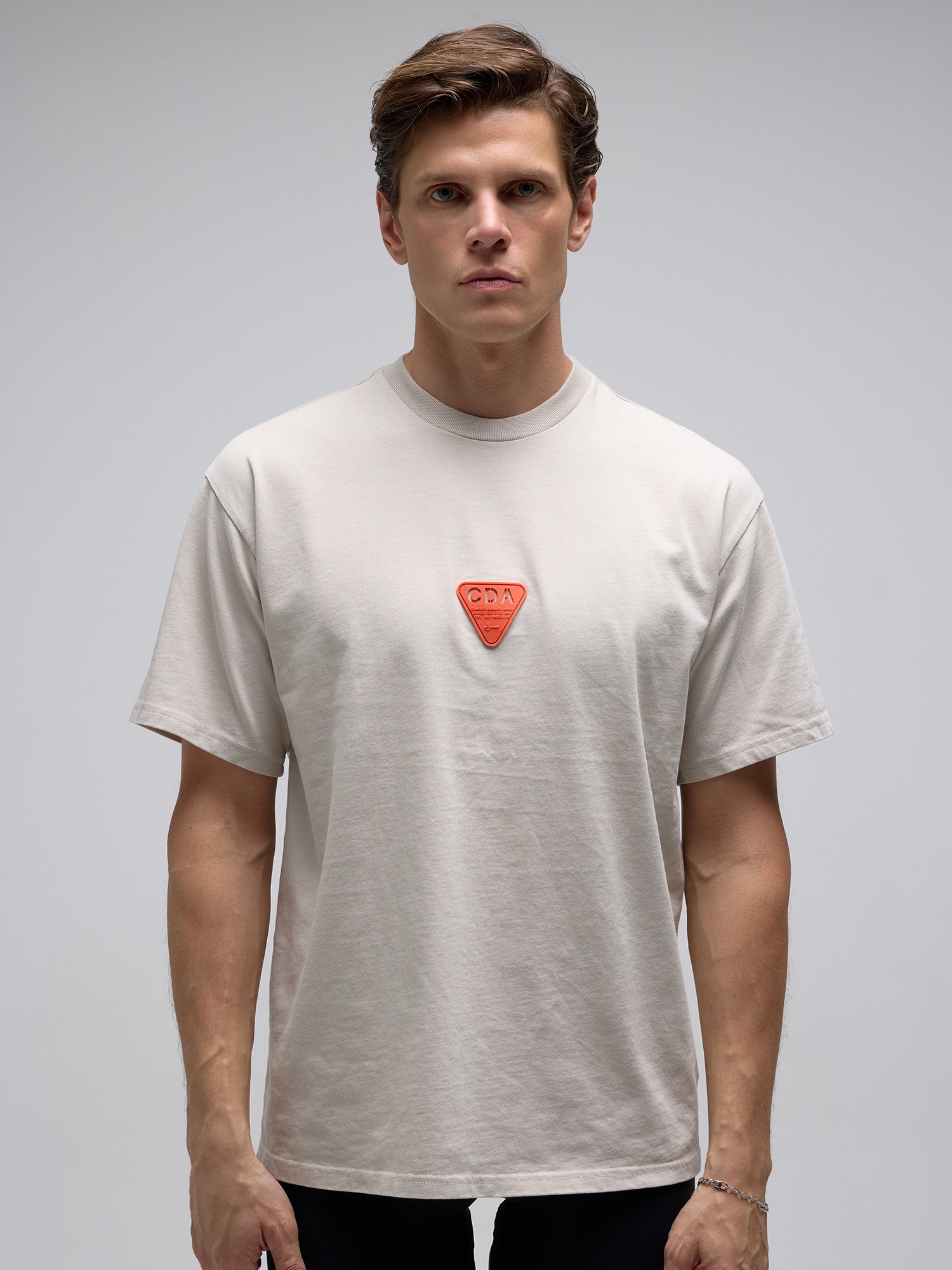 CAMISETA OVERSIZED CDA 100% ALGODÓN - CREAM