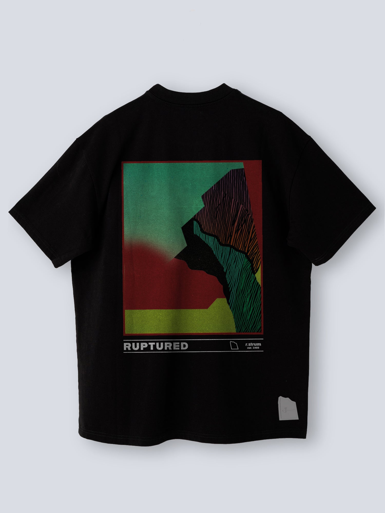 CAMISETA R.STRUM x GIVELO OVERSIZED - NEGRO