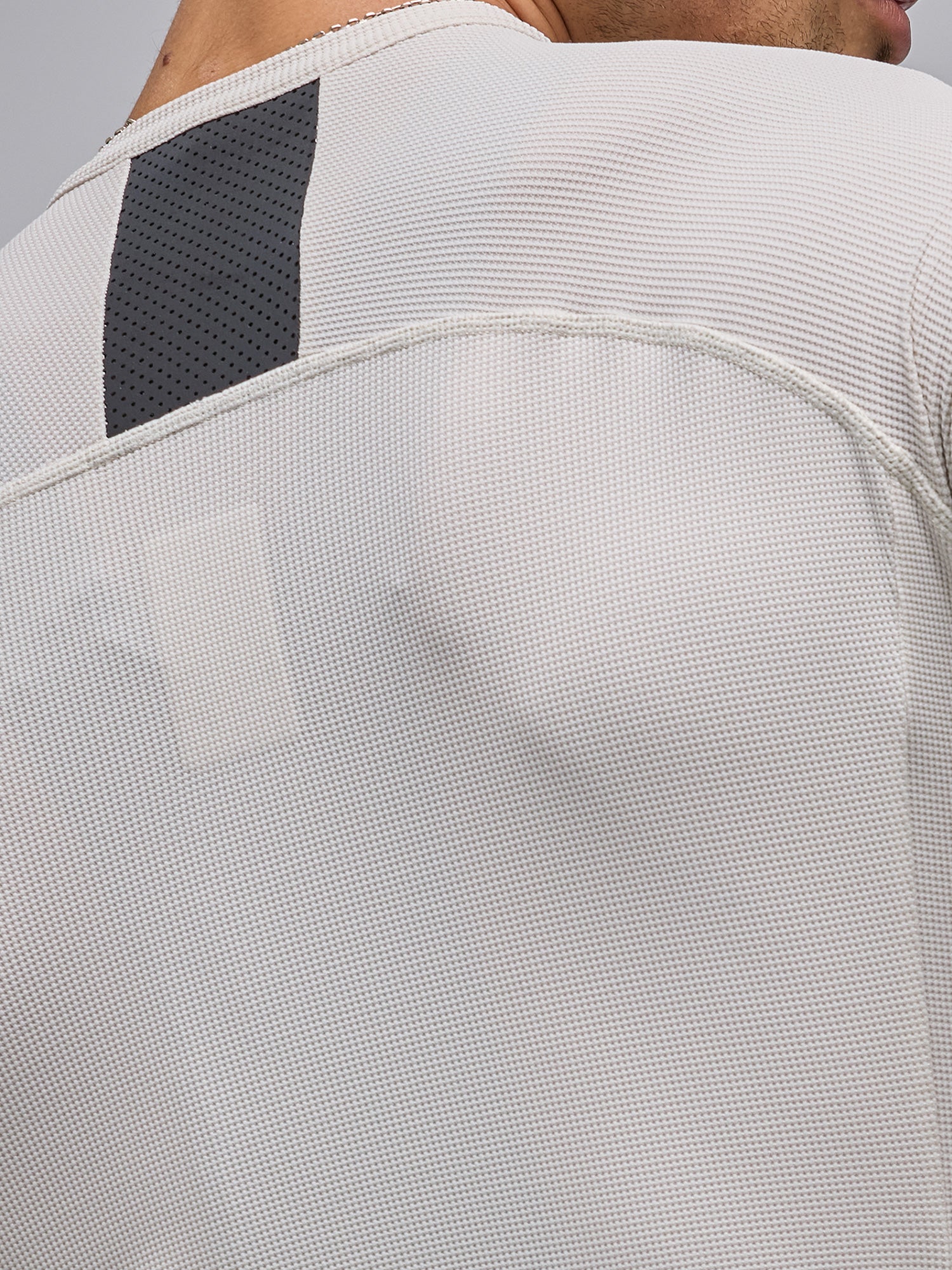 MODERN CLASSIC WAFFLE LS JERSEY - MOON