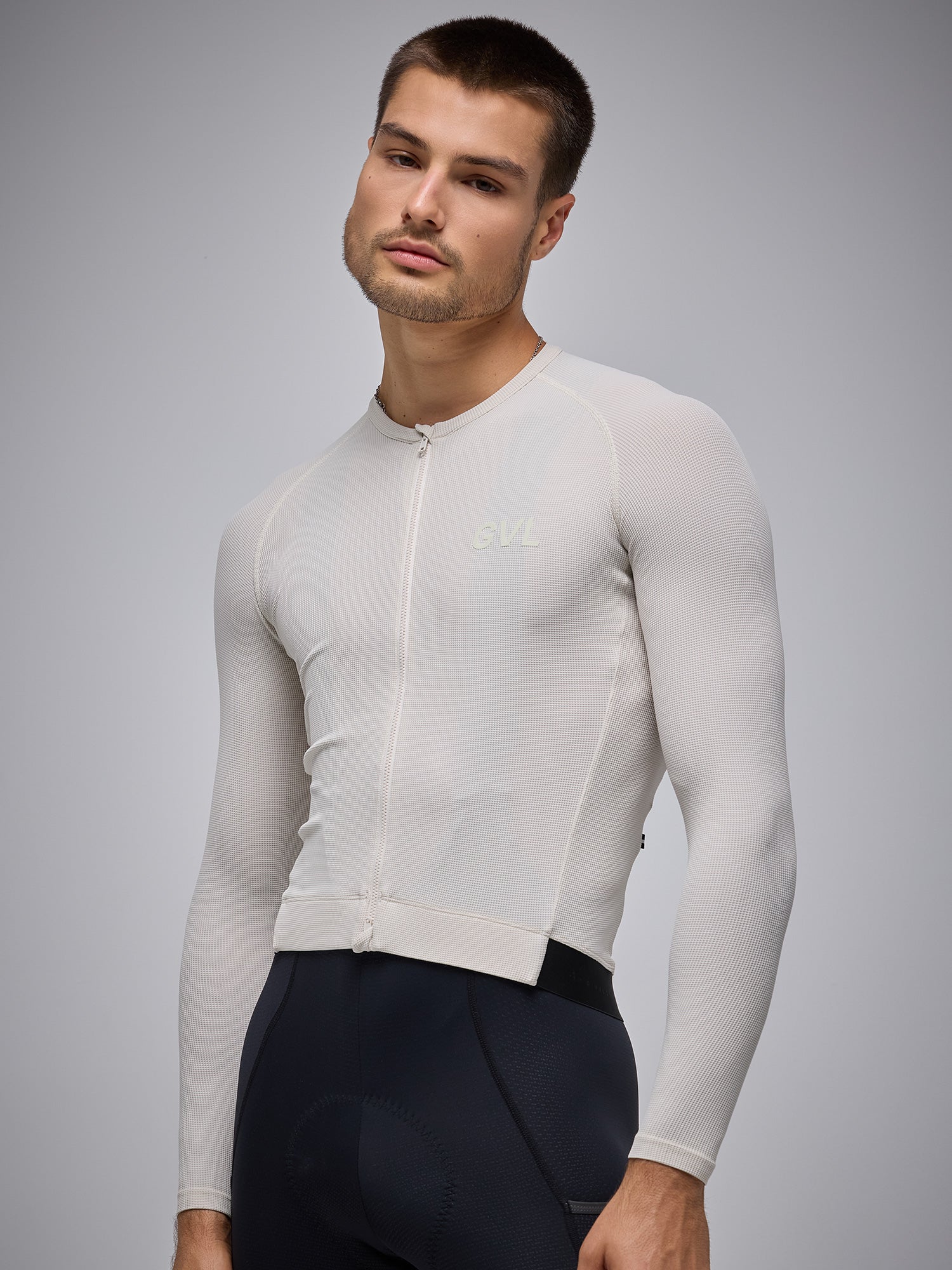 MODERN CLASSIC WAFFLE LS JERSEY - MOON