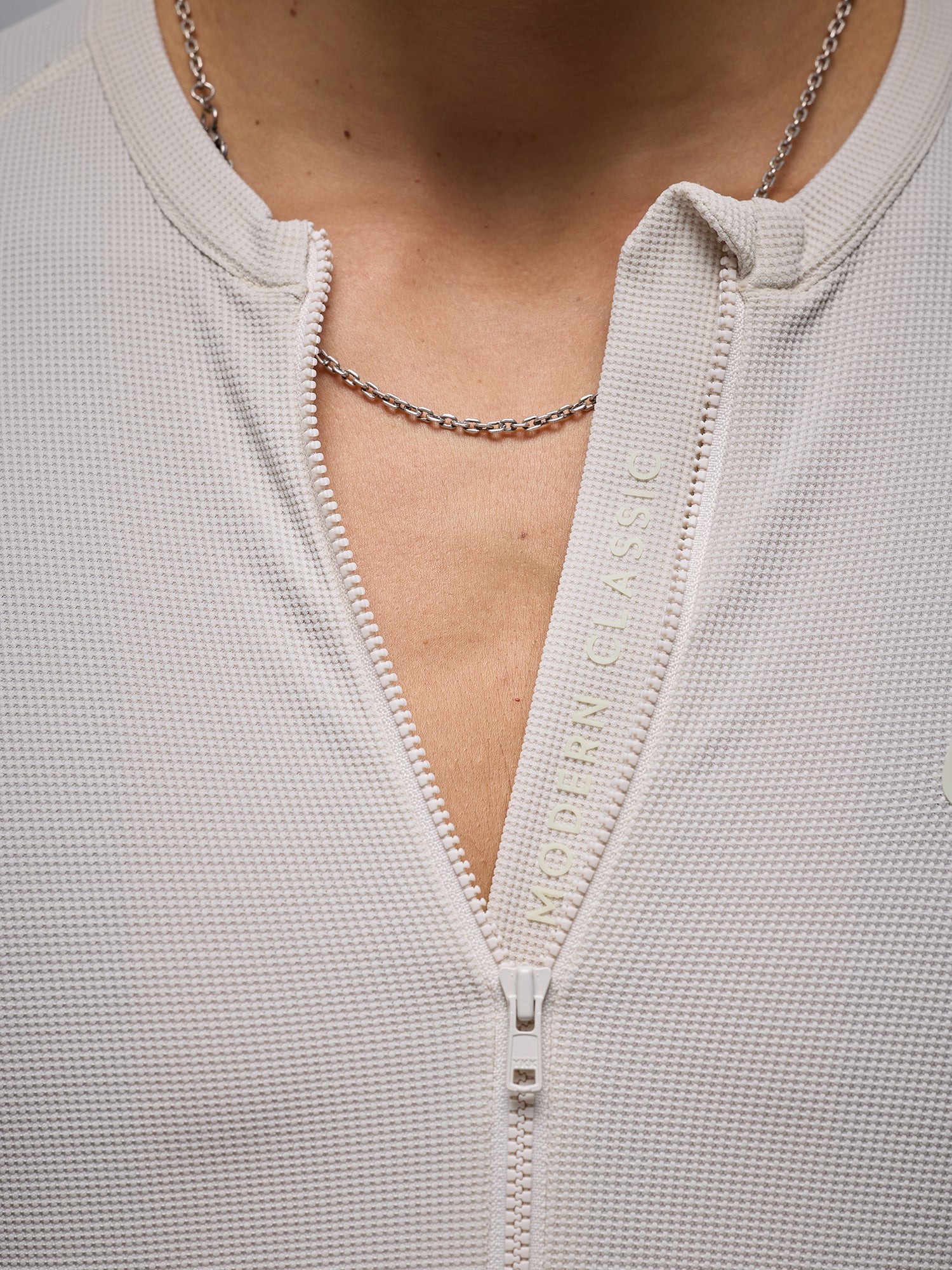 MODERN CLASSIC WAFFLE SS JERSEY - MOON