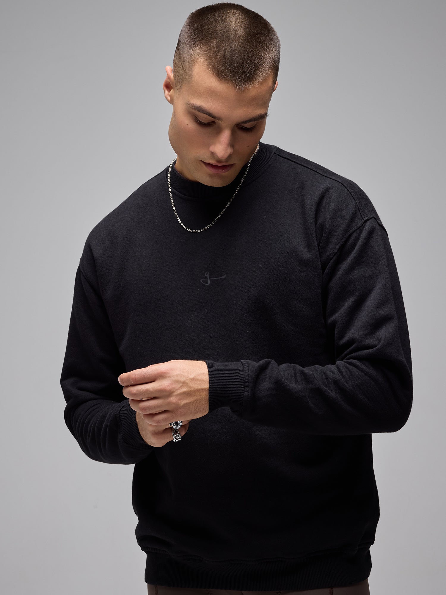 BUZO G90 100% ALGODÓN - NEGRO