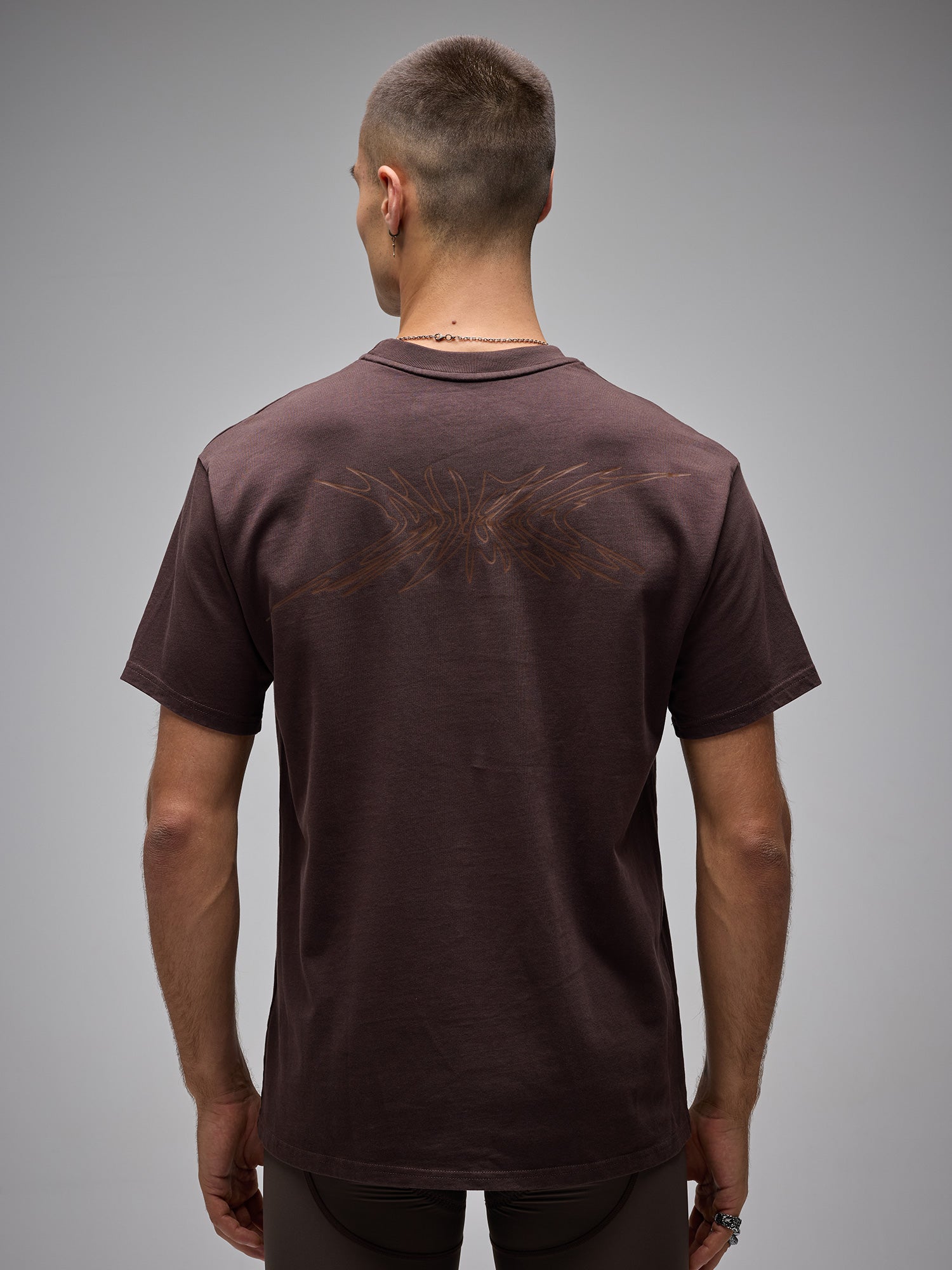 CAMISETA OVERSIZED 100% ALGODÓN G90 - CAFÉ