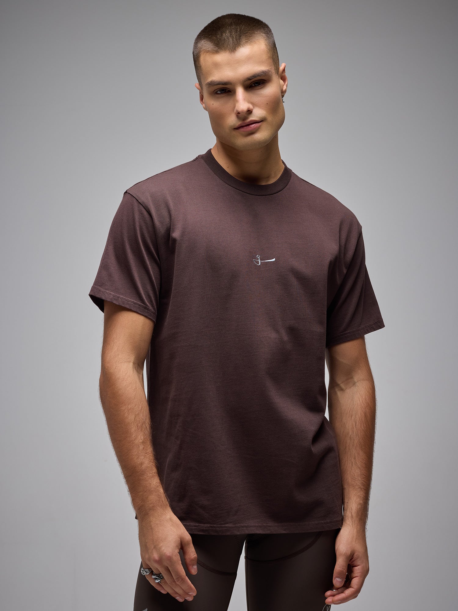 CAMISETA OVERSIZED 100% ALGODÓN G90 - CAFÉ