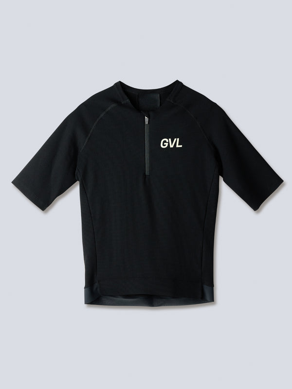 CAMISETA MODERN CLASSIC CIERRE MEDIO BLACK