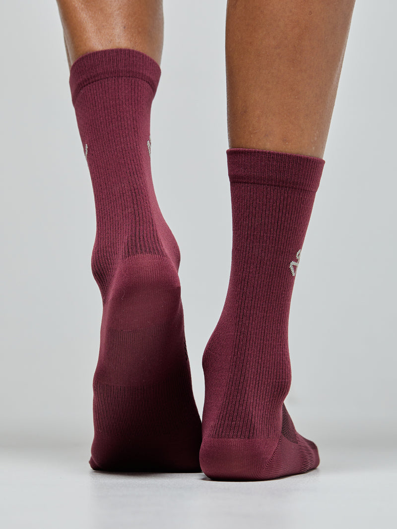 G-SOCKS RIB MERLOT