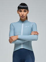 CAMISETA ESSENTIALS TERMICA METAL GRIS MUJER